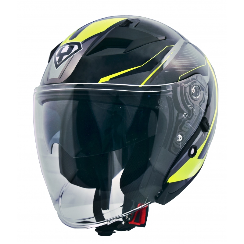 Moto helma Yohe 878-1 Fluo