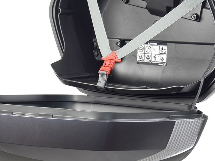 AKCE BENELLI - Sada plastových kufrů SH36+SH47 (černá/červená) pro BENELLI TRK 702/702X