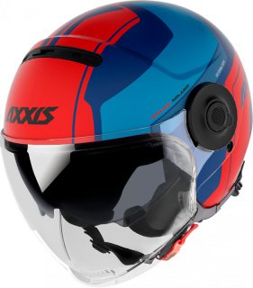 Otevřená helma AXXIS RAVEN SV ABS milano matt blue red